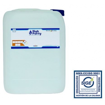plan de ventas Uva testigo Agua Destilada 20L A1672 High Purity High Purity - Aguas